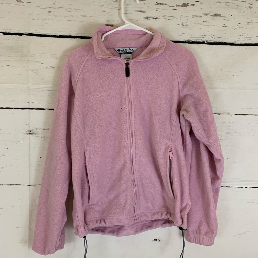 Women’s Columbia pink zip up